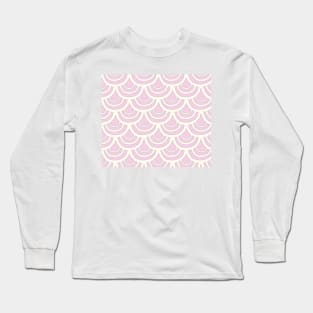 Strawberries and cream fish scales Long Sleeve T-Shirt